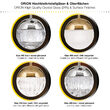 Lustra moderna alama nichel LED 4.5W/380lm/3000K, Ball HL 6-1659/1 Nickel Orion